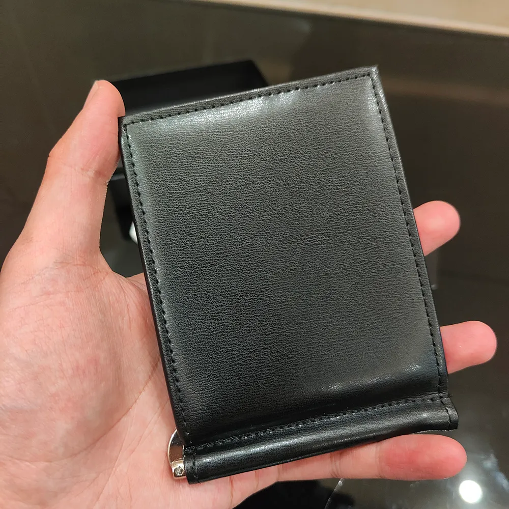 Leather Passport Book Brand Card Holder Fashion Bag Designer Wallet Men Coin Bag Cash Check Holder Pocket Coin Card Case Original Box