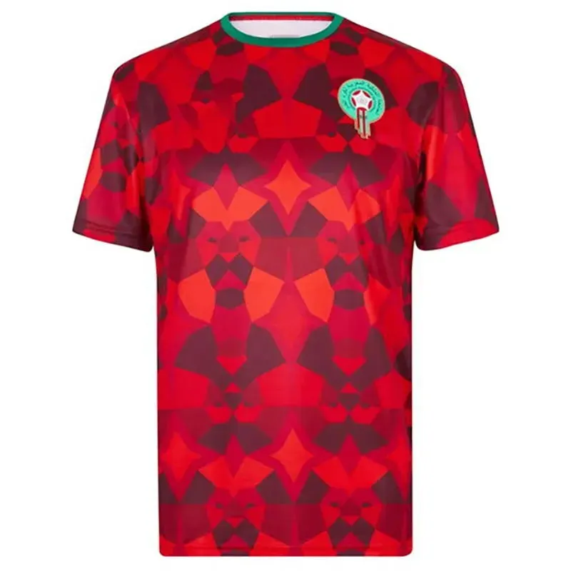 Maglie da calcio 202324 Maglie da calcio Marocco Maillot de Foot 222324 Ziyech Boutaib Camiseta de futbol Boussoufa El Ahmadi Harit National Team Kit Kit Shir Shir