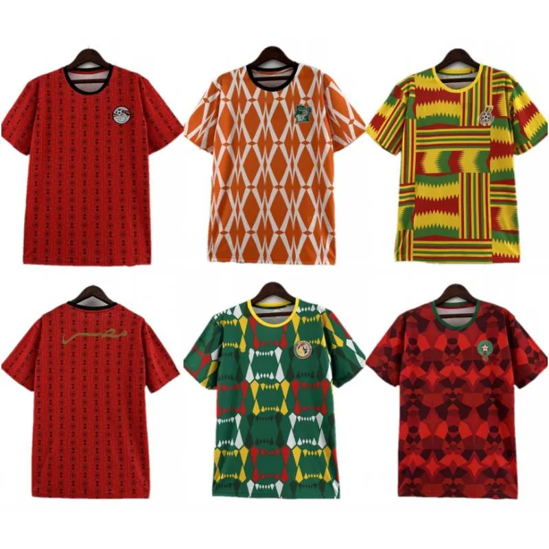 2023/24 Senegal Ghana Costa d'Avorio Egitto Marocco Maglie da calcio Uomo MANE KOULIBALY ZIYECH HAKIMI SARR Maglie da calcio