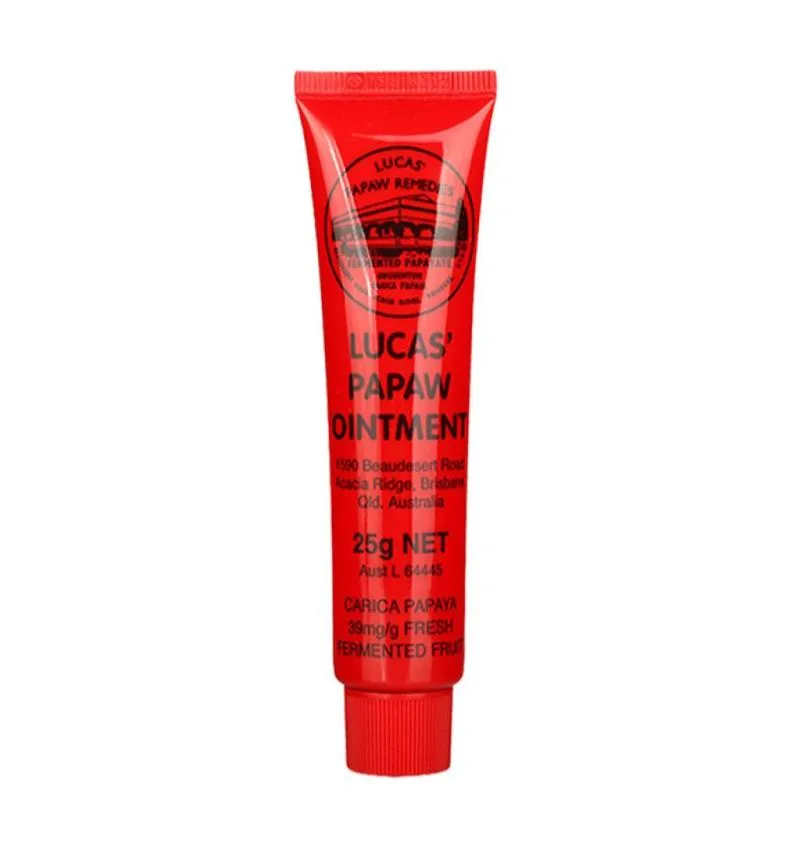 Maquiagem Lucas Papaw Pomada Lip Balm lia Carica Papaya Cremes 25g Pomadas Cuidados Diários Alta Qualidade9018527