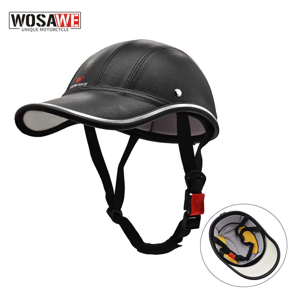 Casques de vélo WOSAWE Casque de ski Ski Casque de moto Casque de vélo Casque de VTT Sécurité Skateboard Ski Snowboard Casque casquette à visière casquette P230419