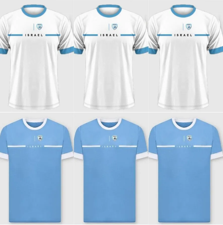 23 Israel-Fußballtrikots, Heim- und Auswärtstrikots, Fußballtrikots für Herren, Uniformen, Kits oben