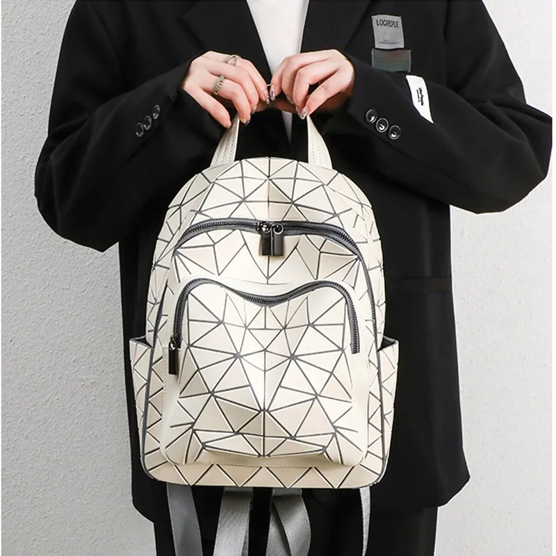 Large capacity lattice Backpack Large Capacity Women main image 3