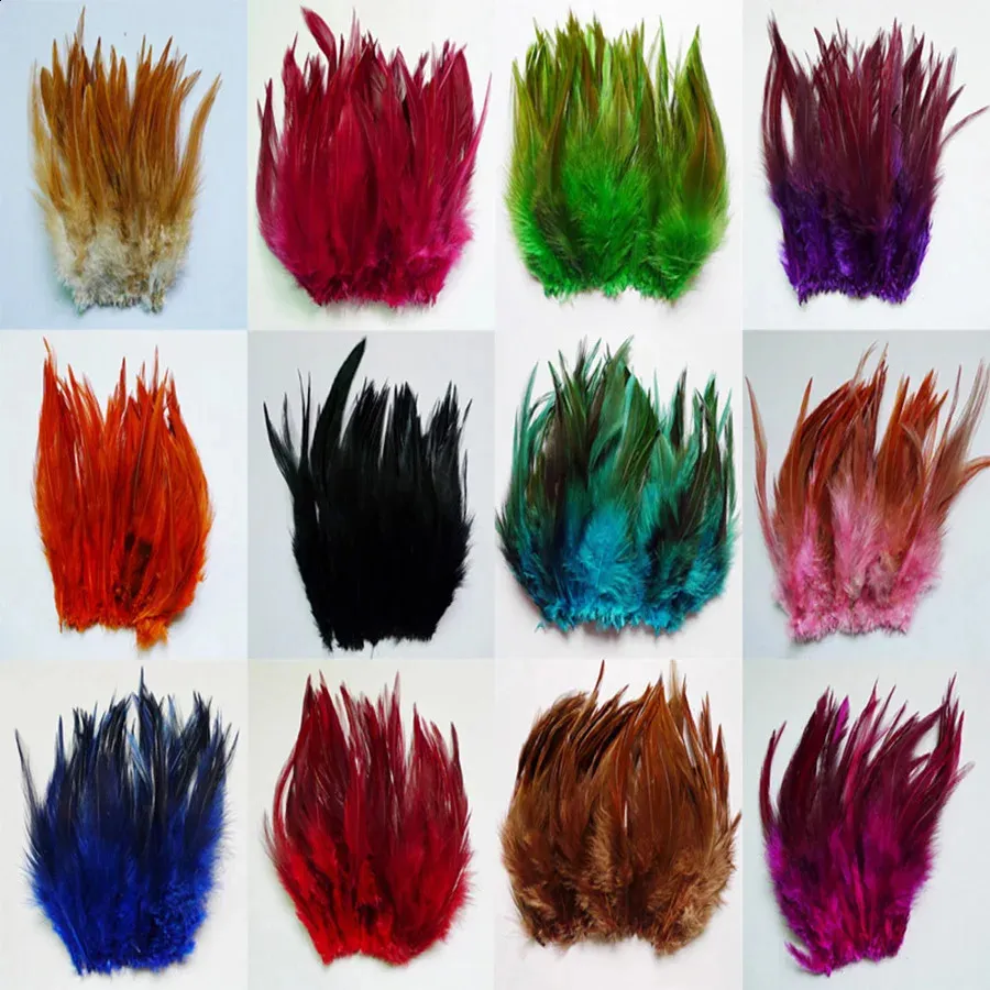 Autres fournitures de fête d'événement 50pcs 1015cm plume de poulet de faisan naturel pour bricolage artisanat coq plumes bijoux dreamcather boucle d'oreille accessoires décoration 231118