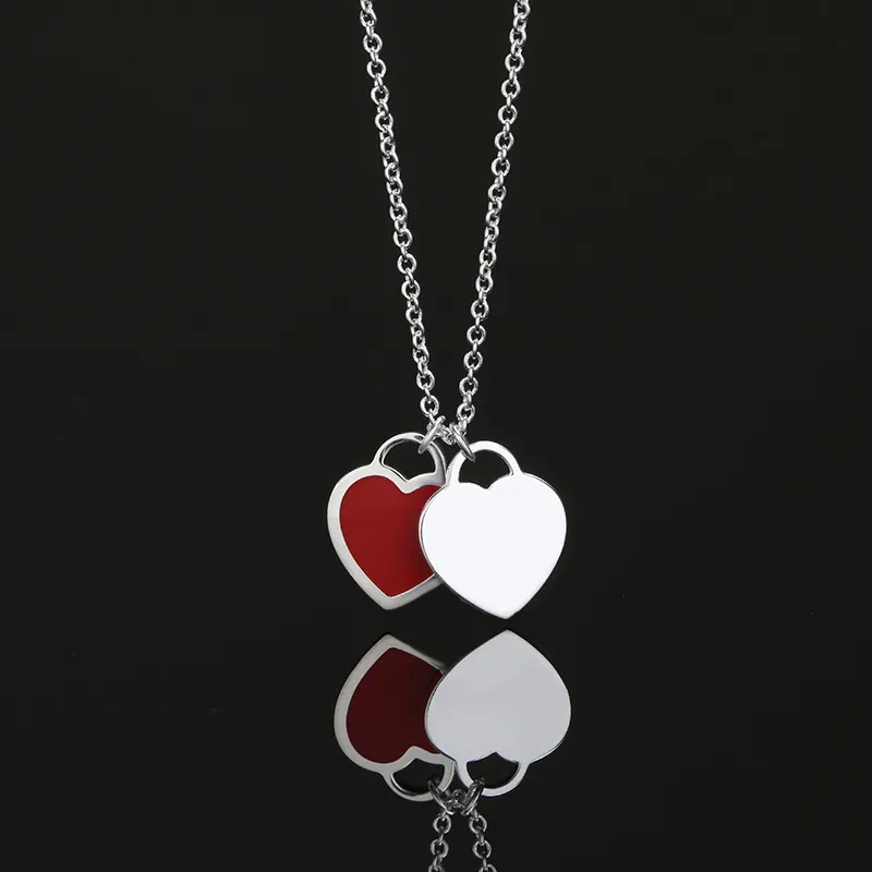 Pendant neckalce heart designer Necklace luxury jewelry hot design new Brand stainless steel plated dainty chain necklaces designer elegant pendant Necklaces