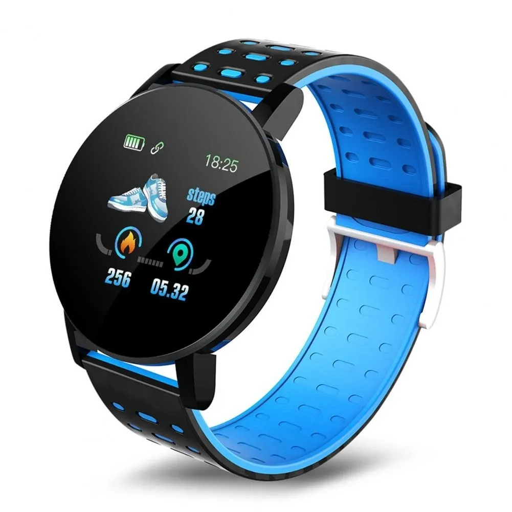 119plus montre intelligente Bluetooth GPS SIM pour femmes hommes montre écran tactile 3D montre surveillance de la fréquence cardiaque podomètre en cours d'exécution