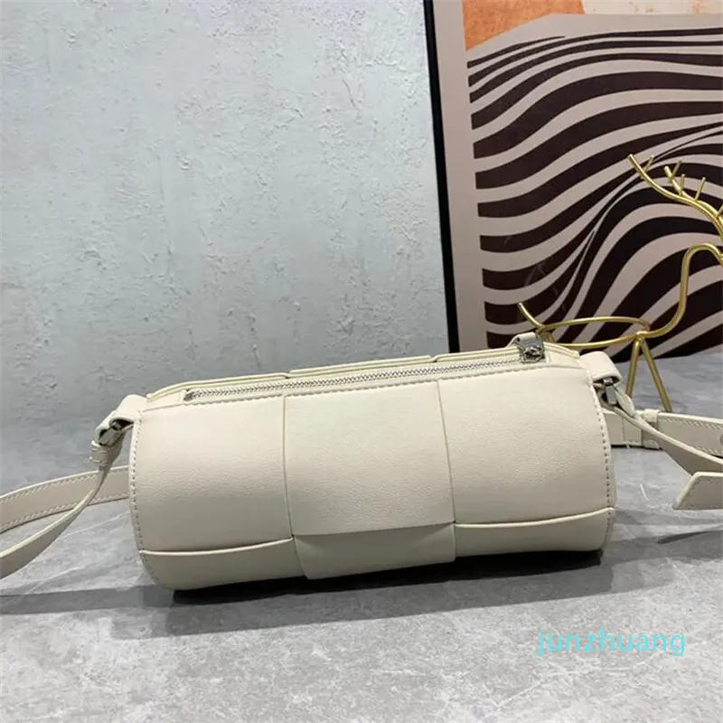 Dames petit sac à bandoulière Designer canette sac en cuir de vache tissé sac rond mode épaule 661 luxe sac à main nouveau 2023