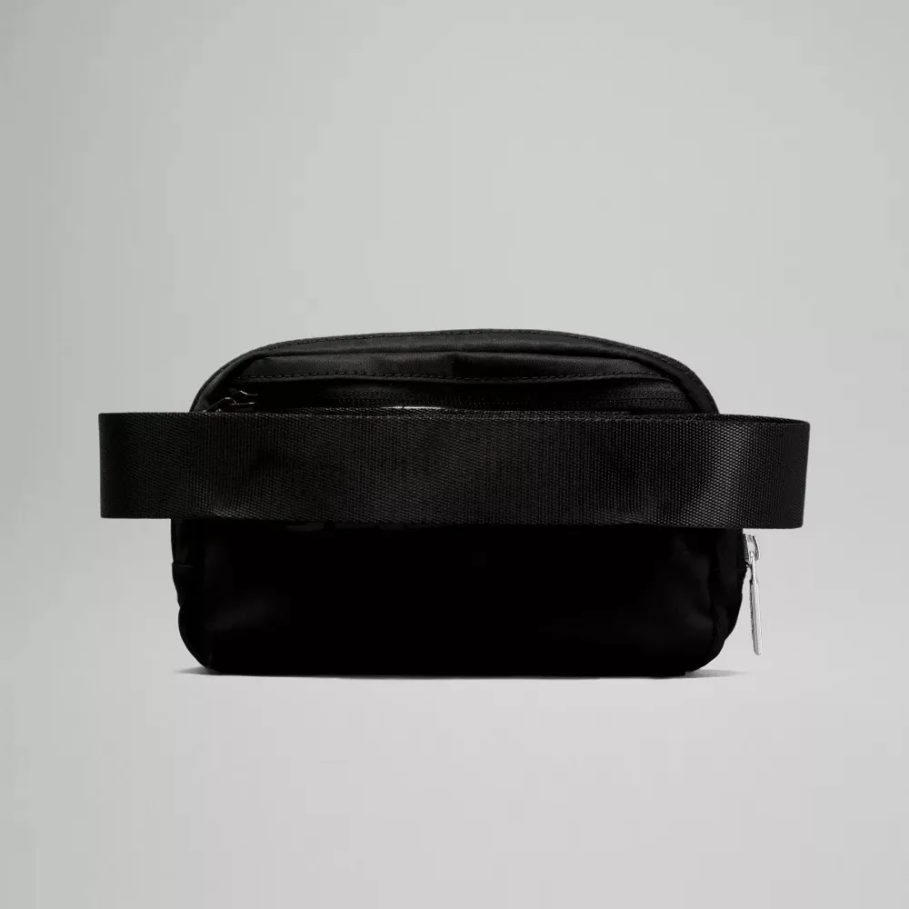 Kemer torbası, lu, yoga bel çantası spor salonu elastik ayarlanabilir kayış fermuarlı fanny paketi kapasite 1L açık çantalar kadın ve erkek