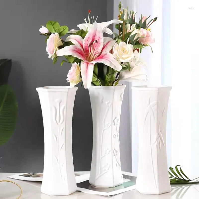 Vases Nordic Style Simple Fashion Transparent Glass Flower Pots Hydroponic Living Room Home Water Flowers Table Decoration