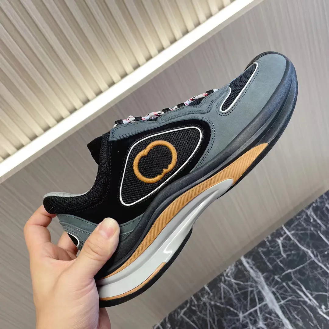 2024 Luxury Chaussures Ladies sport casual Shoes Designer Rhyton Sneakers shoe Men women Trainers Vintage Designers runner Sneaker box size 35-45