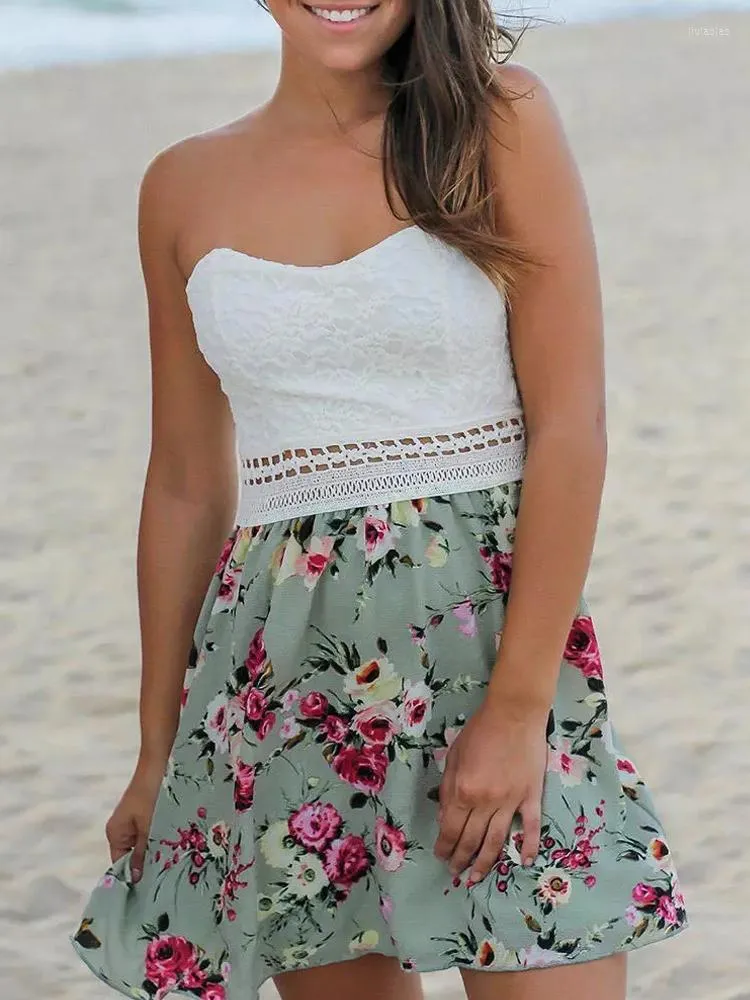 bandeau mini beach dress Ray Bandeau Silk Mini Dress Medium main image 1