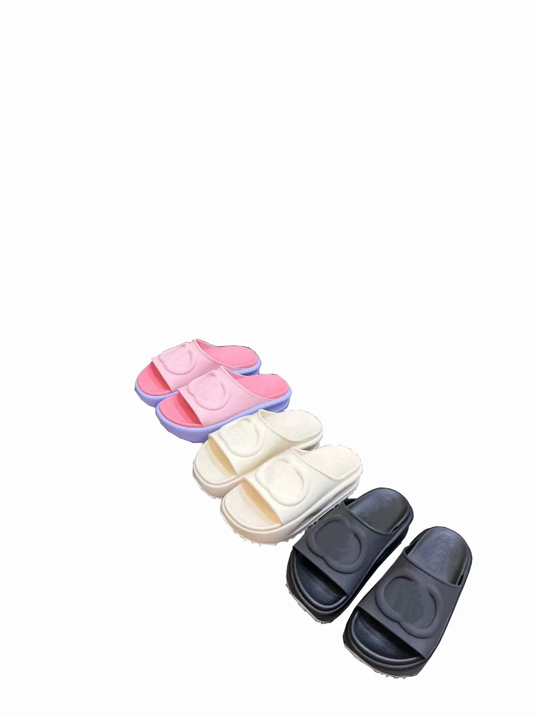 Original high-quality designer shoes Women shoes Sandals Slippers summer Thick soled shoes Real Leather Sandals Slide beach slippers with box free ship