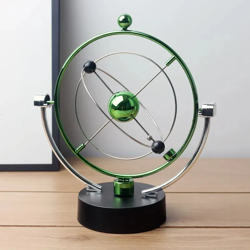 Deko-Objekte, Figuren, Pendelkugel, Balance-Ball, rotierende Perpetual Motion, physikalische Wissenschaft, Pendel, Spielzeug, Physik, Becher, Handwerk, Heimdekoration, 231120