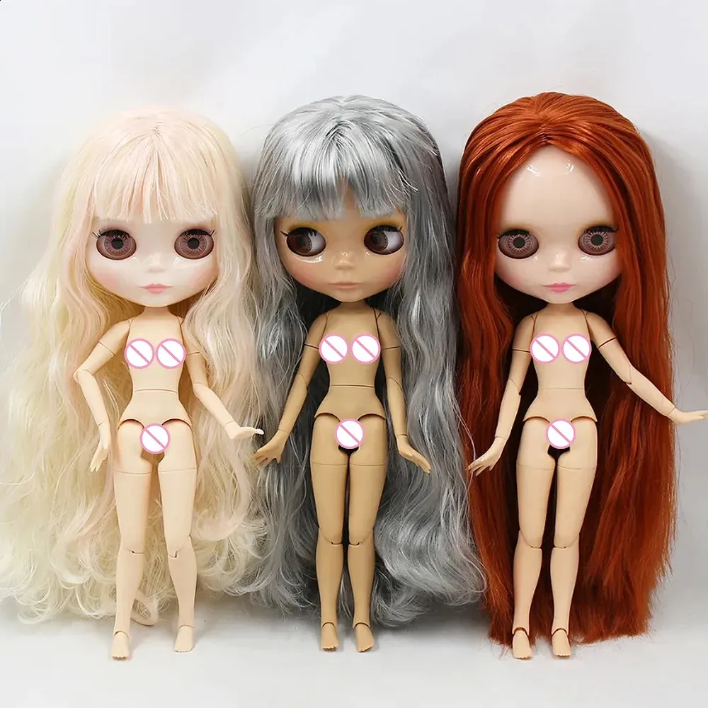 Puppen ICY DBS Blyth-Puppe, 19 Gelenke, Körper, 30 cm, mattglänzend, Gesicht mit Händen, DIY-Spielzeug für Mädchen, 231118