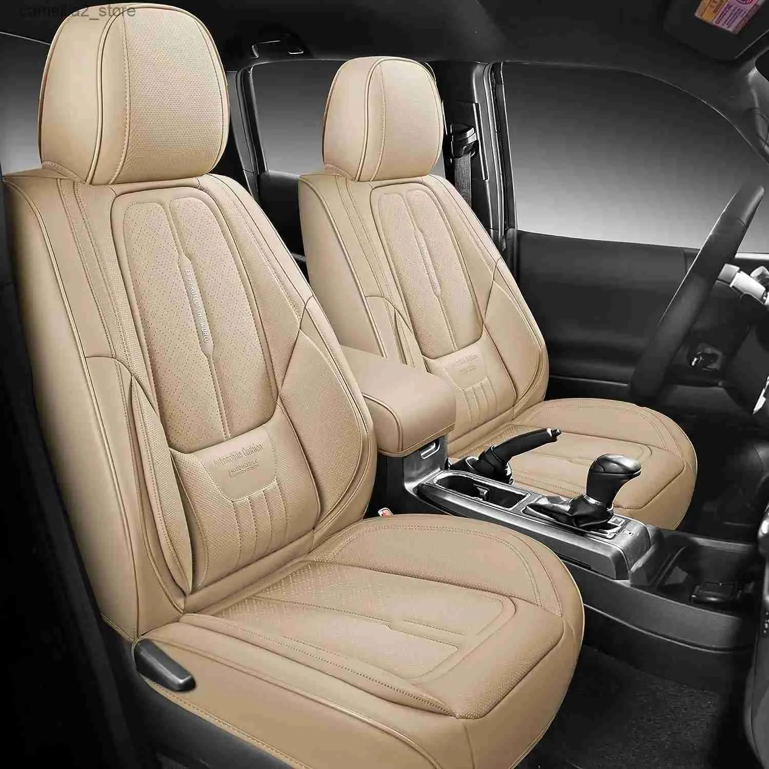 Чехлы на автомобильные сиденья с полным покрытием Чехлы на автомобильные сиденья на заказ для Toyota Tacoma Double/Crew Cab 2016-2023 SR SR5 TRD Sport TRD Q231120
