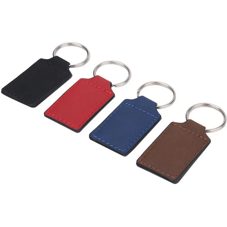 Sublimation Keychain Blank Both Sides Printable Key Tag Rectangle Shape Vintage Ornaments Heat Transfer Keychains Blanks DIY FY5472 C1108