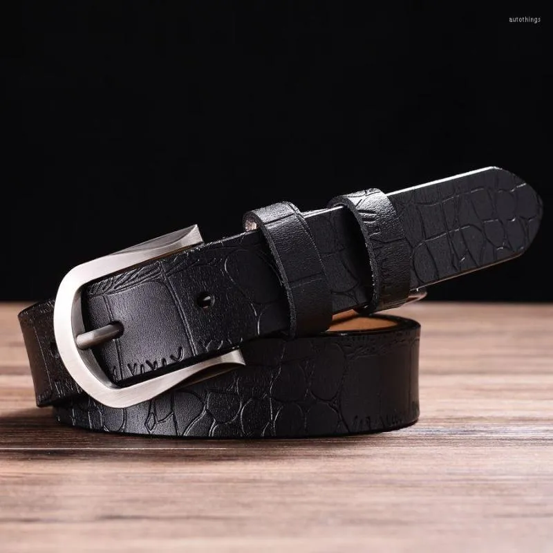 Cinture Pelle Donna Cintura tattica con fibbia ad ardiglione !!! Cintura da donna Designer Harness Ladies Larghezza: 2,8 cm