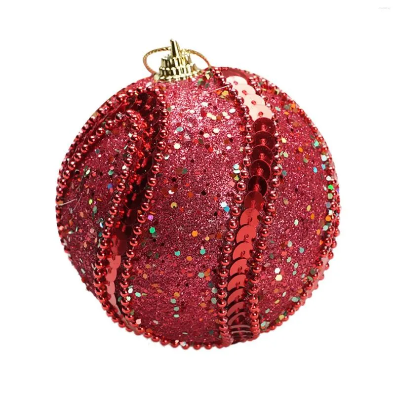 Dekoracje świąteczne 1PCS 8 cm Xmas Tree Ball Decor Home Ornament 2023 Party Navidad 2024