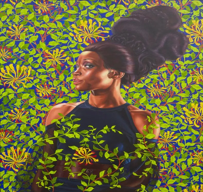 Shantavia Beale II 2012 Kehinde Wiley Painting Art Art Poster Wall Decor Pictures Art Print Poster UNFRAME 16 24 36 47インチ9146760