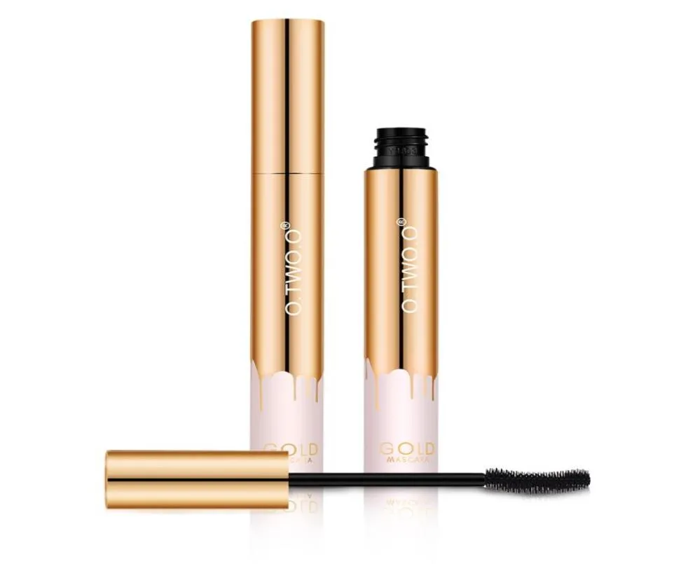 3D Mascara Lengthening Black Lash Eyelash Extension Eye Lashes Brush Beauty Makeup Longwearing Gold Color9937690