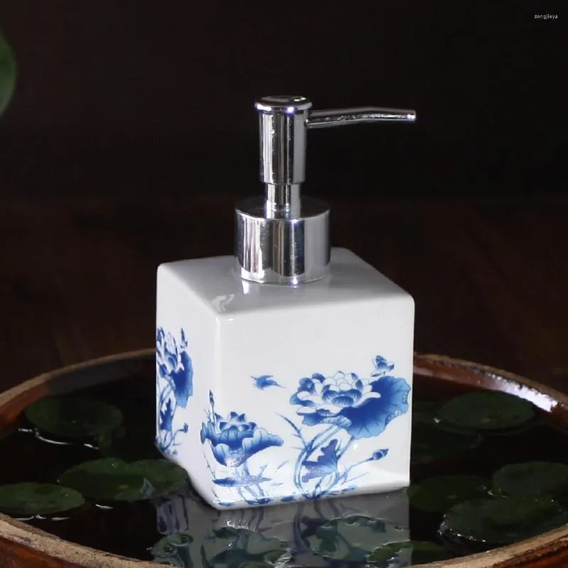 Бутылки для хранения китайский классический синий и белый творческий керамический лосьон