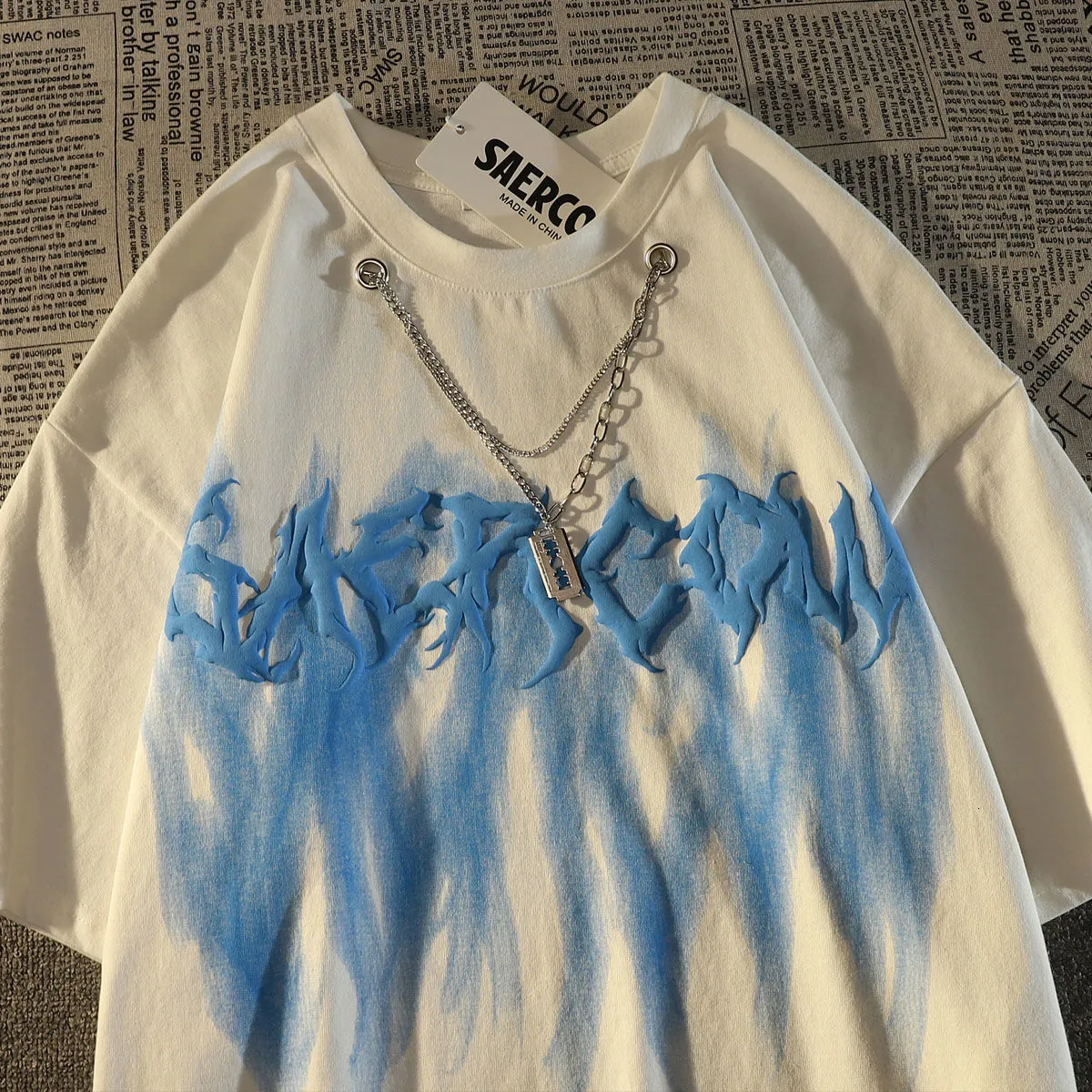 Clothing Ysl Greene Street Y2k Clothes Womens Graphic Tee Loose