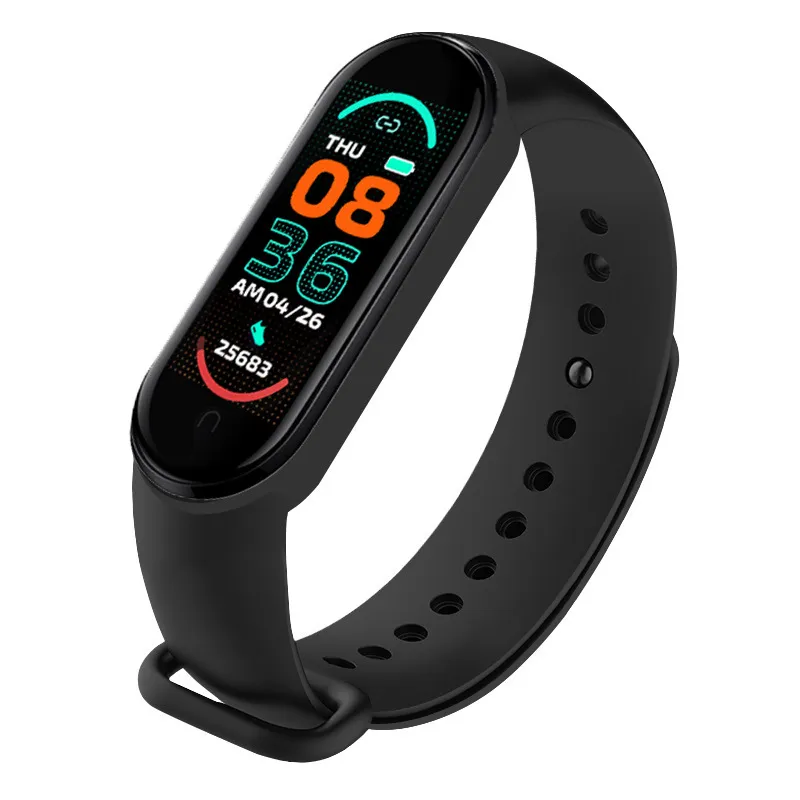 Bracelet intelligent multifonction cardiaque du moniteur de pression artérielle Surveillance du sommeil M6 Smart Fitness Sports