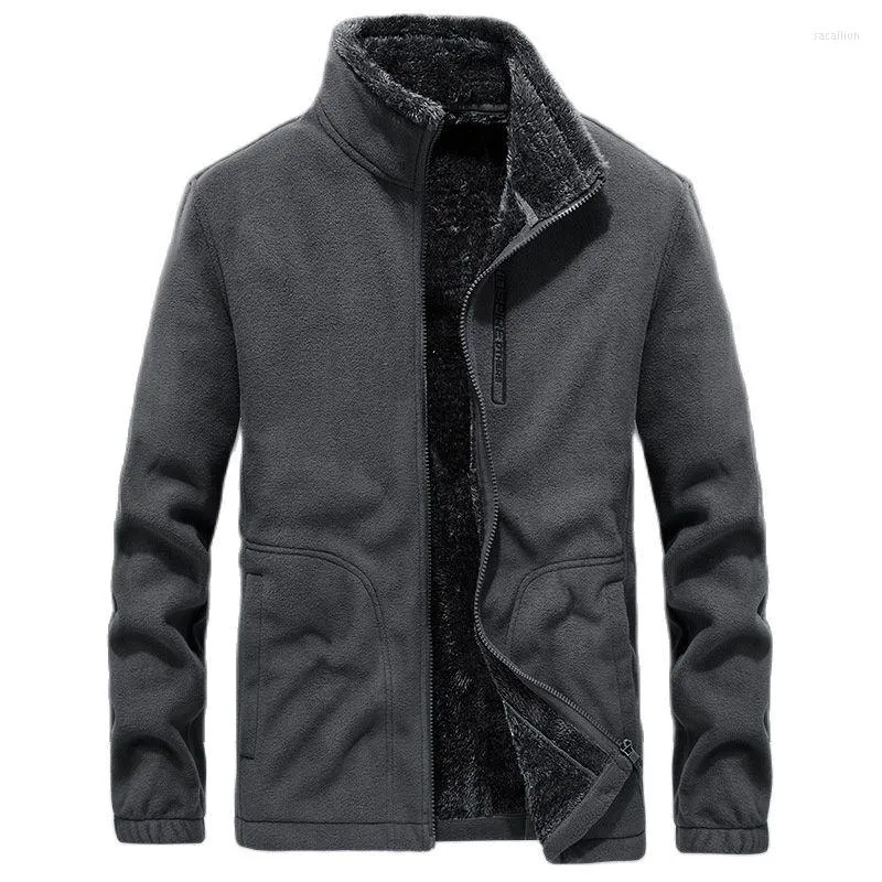 Jackets masculinos homens bonitos casaco de lã de inverno parka casaco de primavera exército tático fora de casa