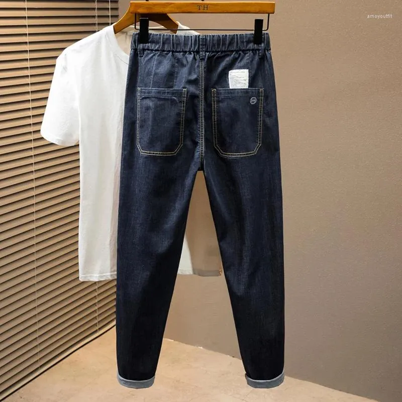 Mäns jeans mendenim byxor överdimensionerade streetwear hip hop baggy retro byxor hög kvalitet klassisk 7xl koreansk stil mode