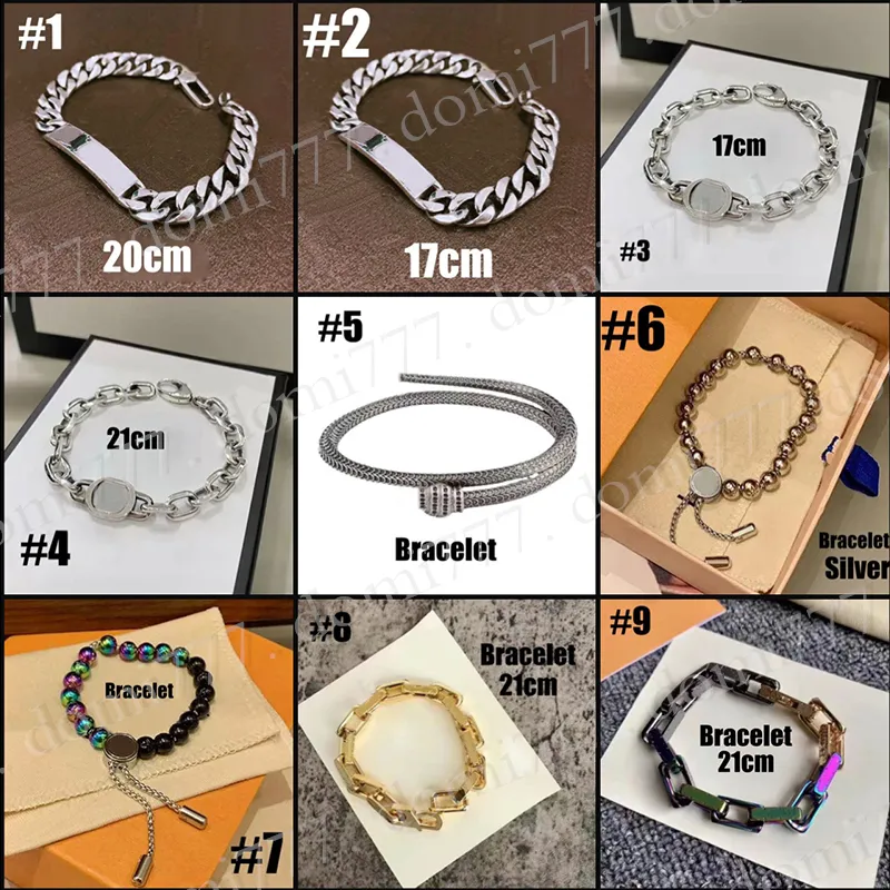 With Gift Box! Fashion Bracelet Necklace for Men or Women Men's Bracelets Necklaces