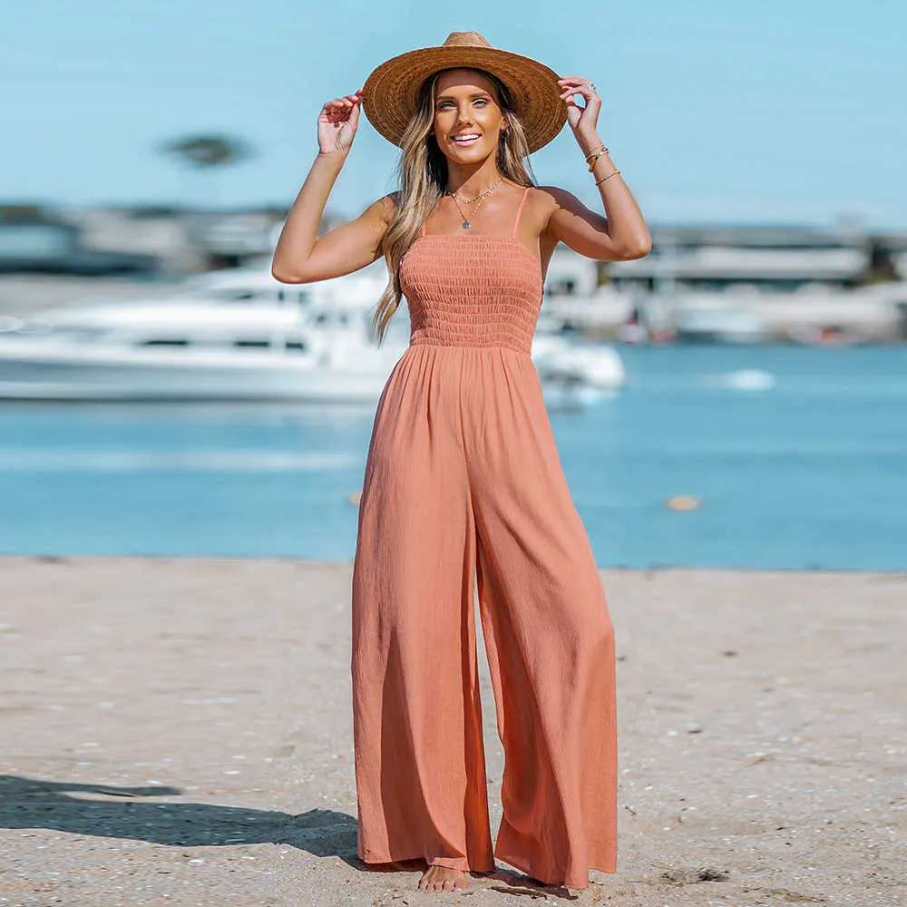 KOH KOH Sleeveless Flattering Dressy Long Pant Cape Classy Elegant Jumpsuit,  Cinnamon Rose Pink, L : Buy Online at Best Price in KSA - Souq is now  Amazon.sa: Fashion