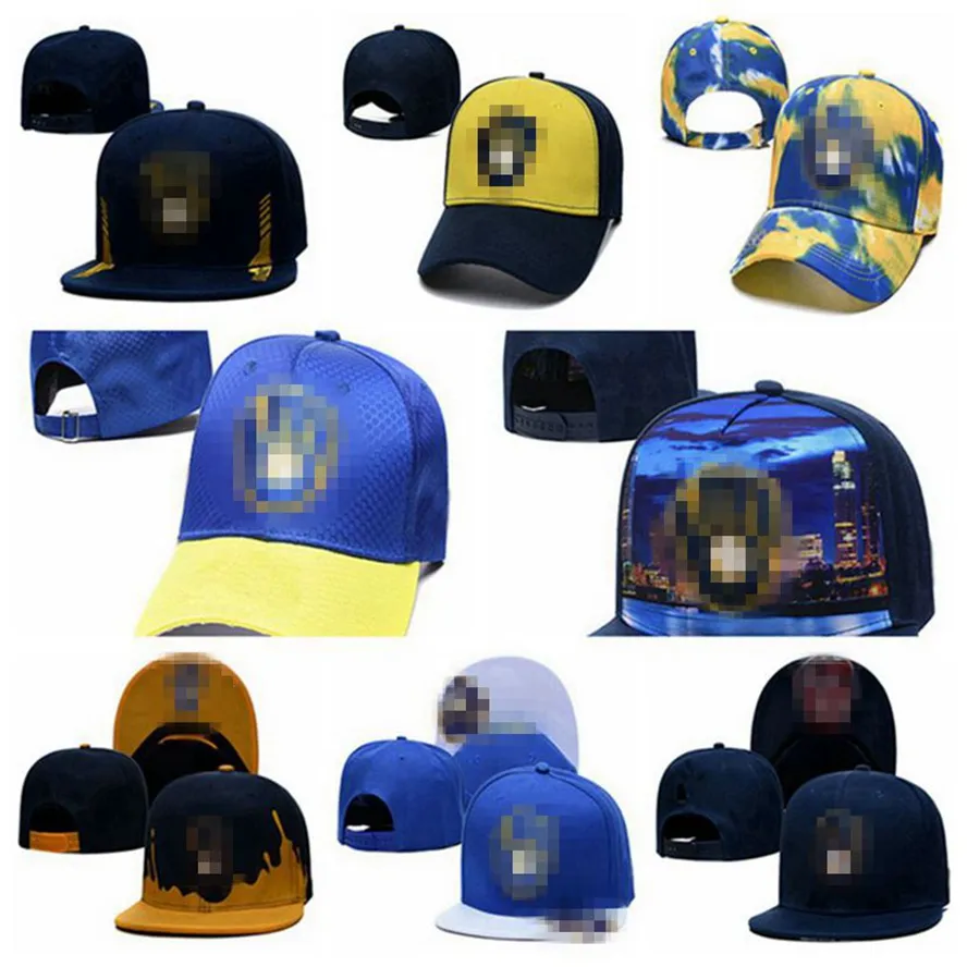 Brewers- Baseball Caps Gorras Cap Heren Merk Dames Bone Diamond Snapback Hoeden voor volwassenen