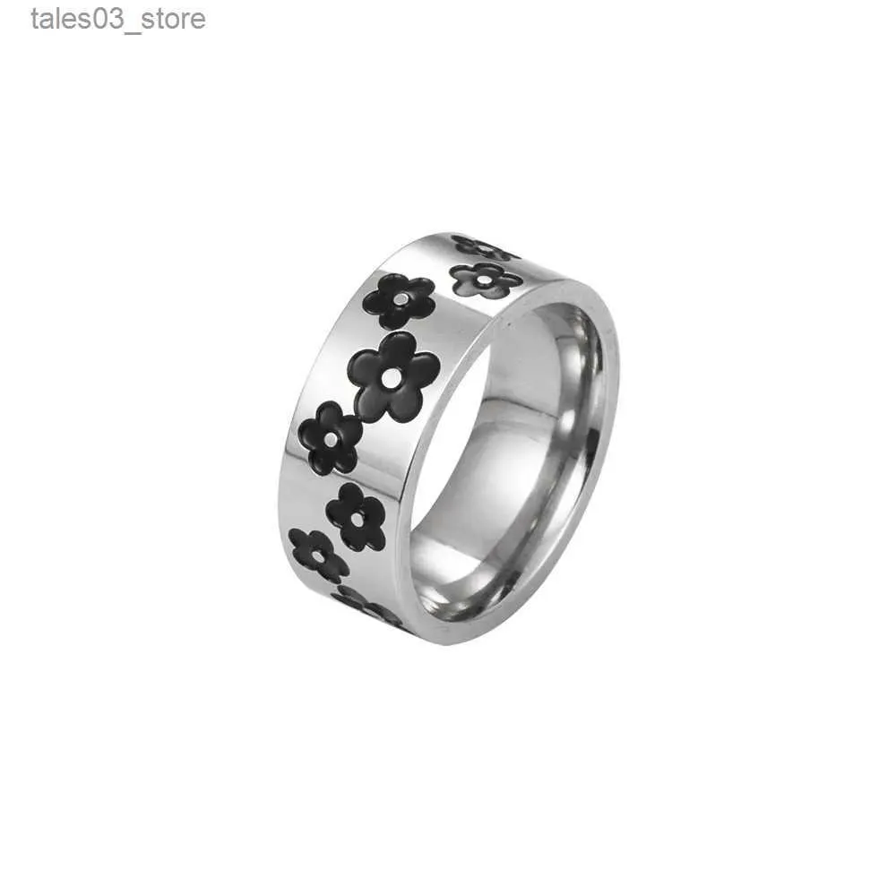 Eheringe DR4 Blumenringe für Frauen Koreanischer Stil Verstellbare Öffnung Fingerring Braut Hochzeit Verlobung Statement Schmuck MM22 Q231120