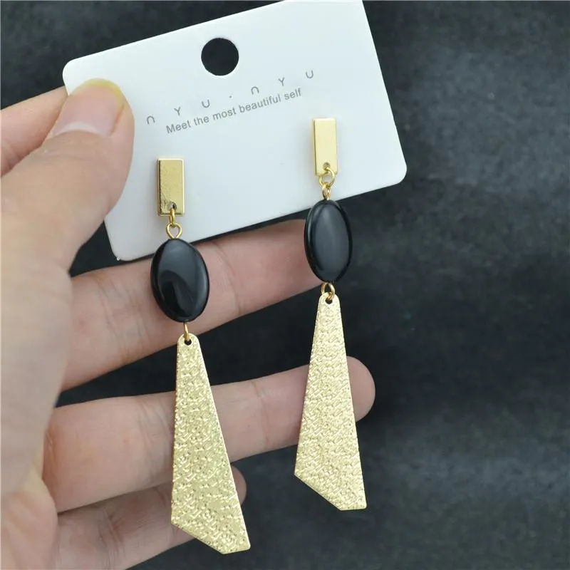 Dangle Earrings & Chandelier Long For Women Promotion 2023 Fashion Jewelry Trend Personality Non Pierced Clip On Ear Thin Face Stud