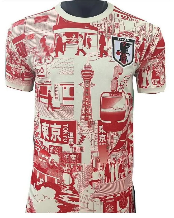 23/24 JapAn Soccer Jerseys Cartoon ISAGI ATOM TSUBASA MINAMINO HINATA