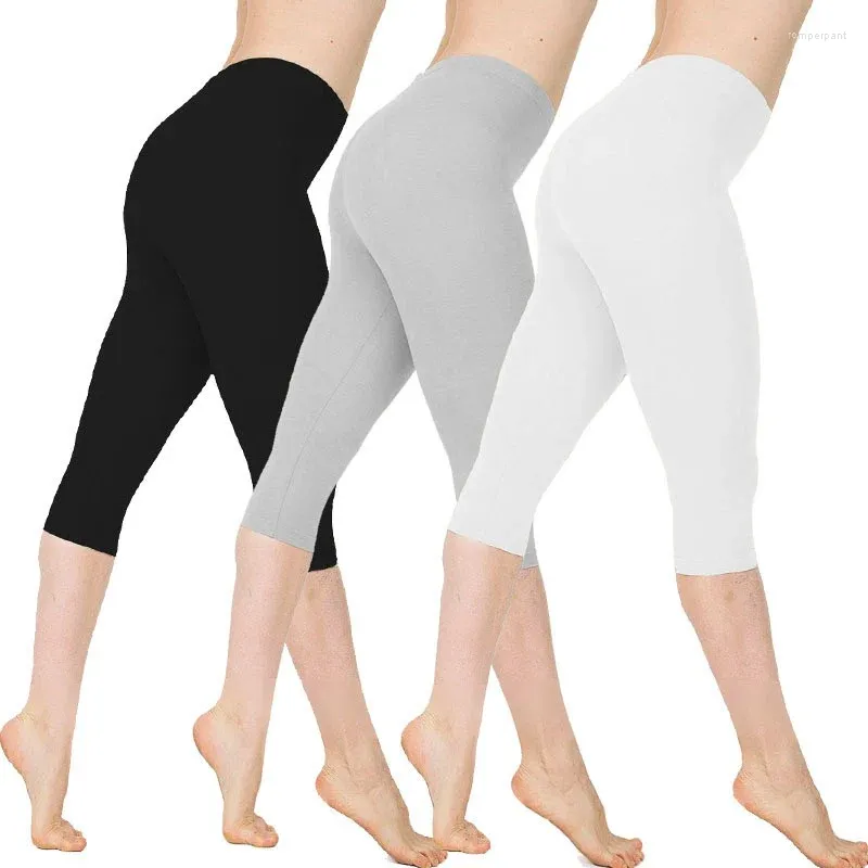 Leggings para mujer Mujer Cintura baja Estiramiento Color sólido Multicolor Tallas grandes