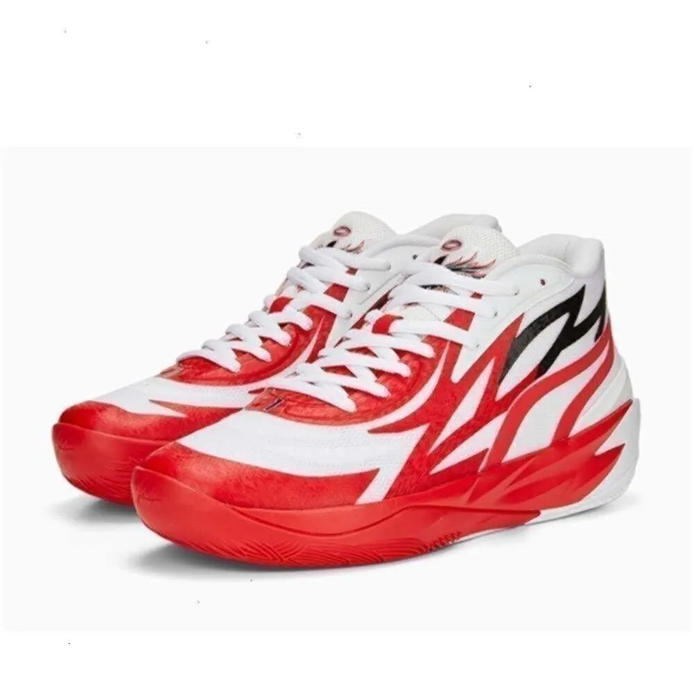 Scarpe firmate Lamelo Ball MB 02 Scarpe da basket da uomo MB 2 Honeycomb Phoenix Phenom Flare Lunar New Year Jade Red 2023 Scarpe da ginnastica autentiche da donna