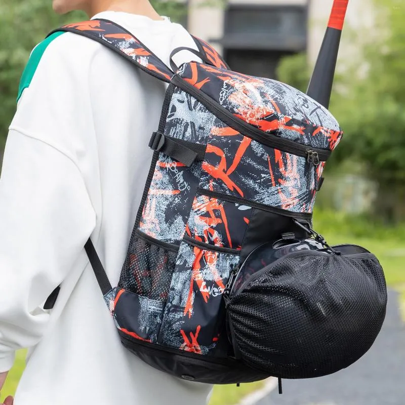 Sacs de plein air sac à dos de basket-ball sac de sport pour hommes Football jeunesse grande capacité pour équipement de batte de Baseball