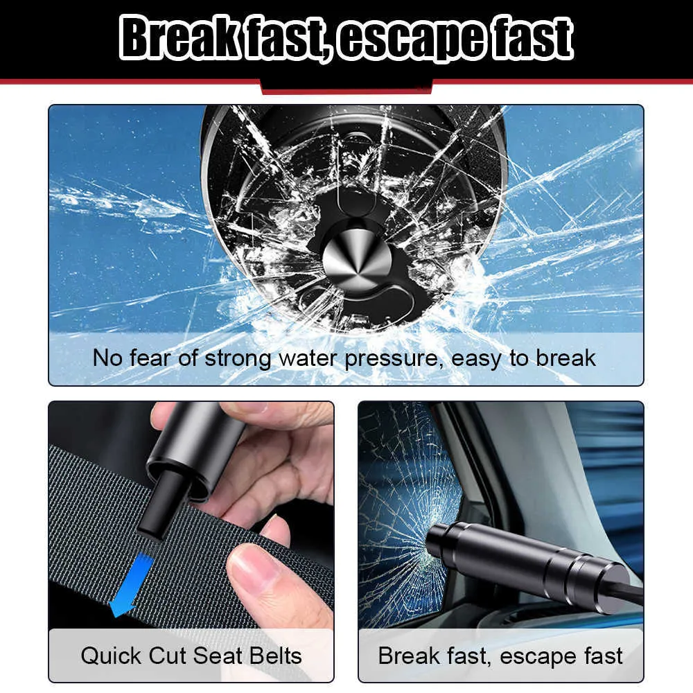 Auto Escape Hammer: Car Safety Hammer With Glass Window Breaker & Seat Belt  Cutter Life Saving Tool For Auto Emergency & Escape From Fyautoper, $4.58