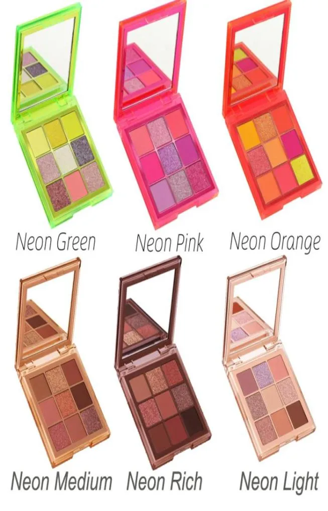 9 colors eyeshadow palette Nude pink green Orange Light Medium Rich Shadow5948572