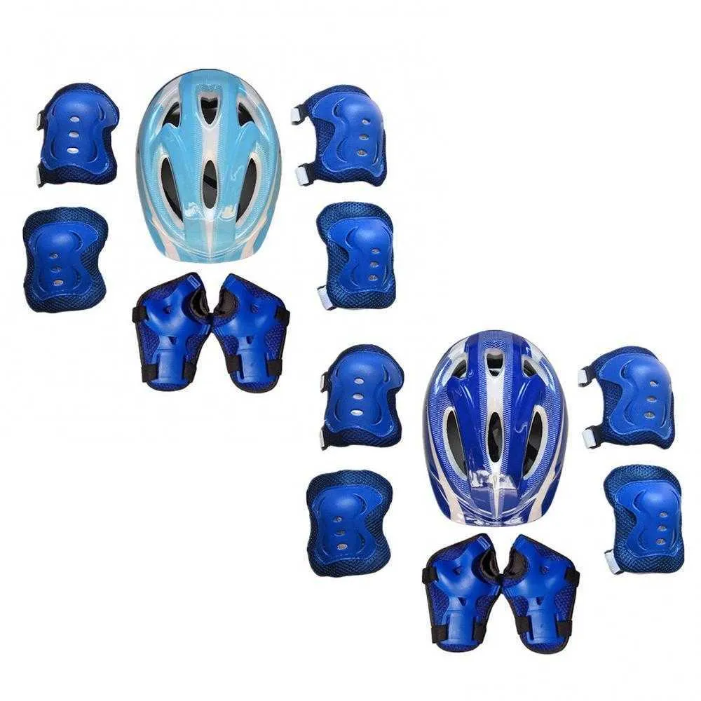 Велосипедные шлемы велосипедные шлемы дети детские роликовые коньки для велосипедов безопасное шлем колено коленное локоть на запястье наборы набор велосипедных оборудования P230419