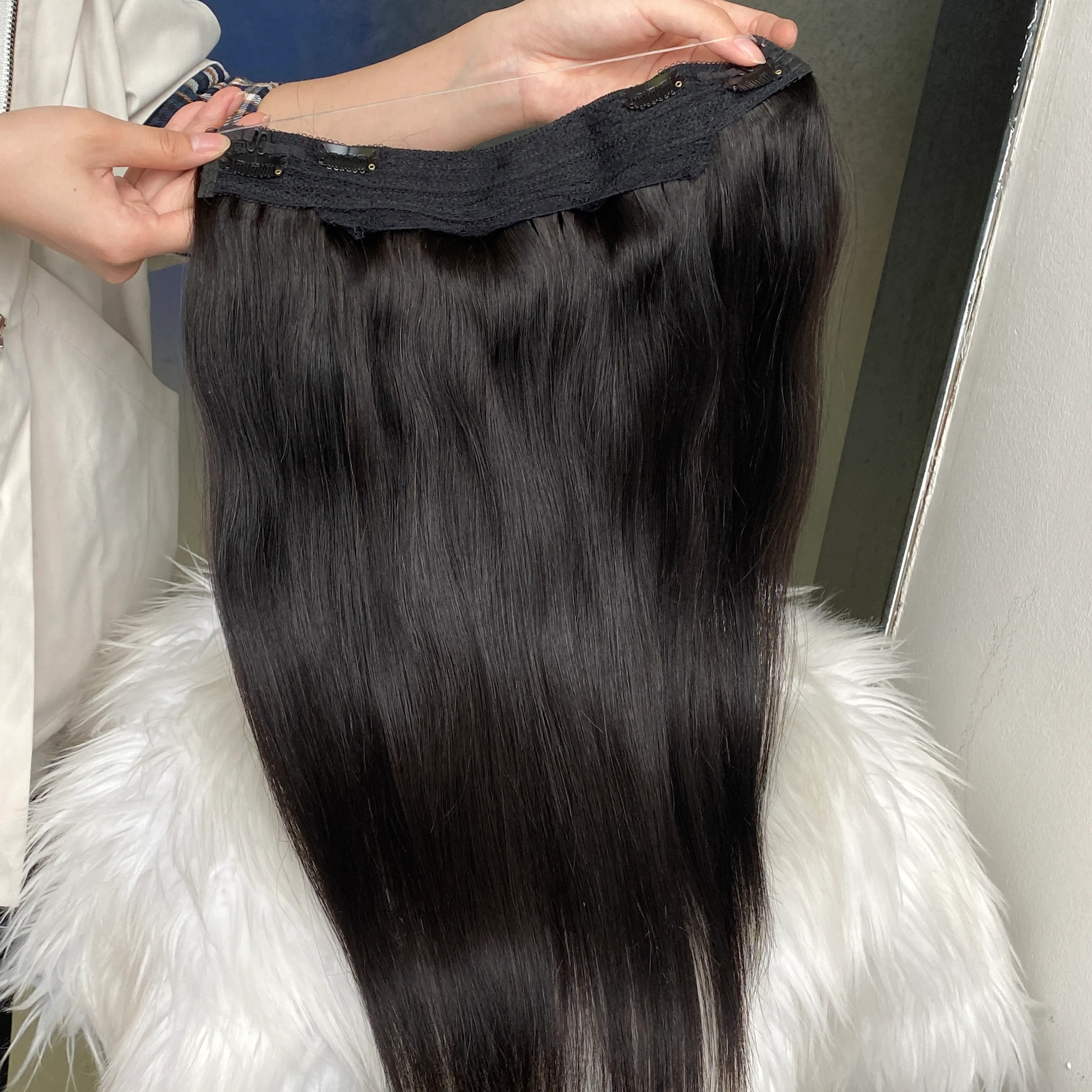 Шелковистые прямые волнистые натуральные черные волосы на заколке 100 г/лот Самые продаваемые перуанские бразильские малазийские индийские 100% необработанные человеческие волосы Remy Virgin
