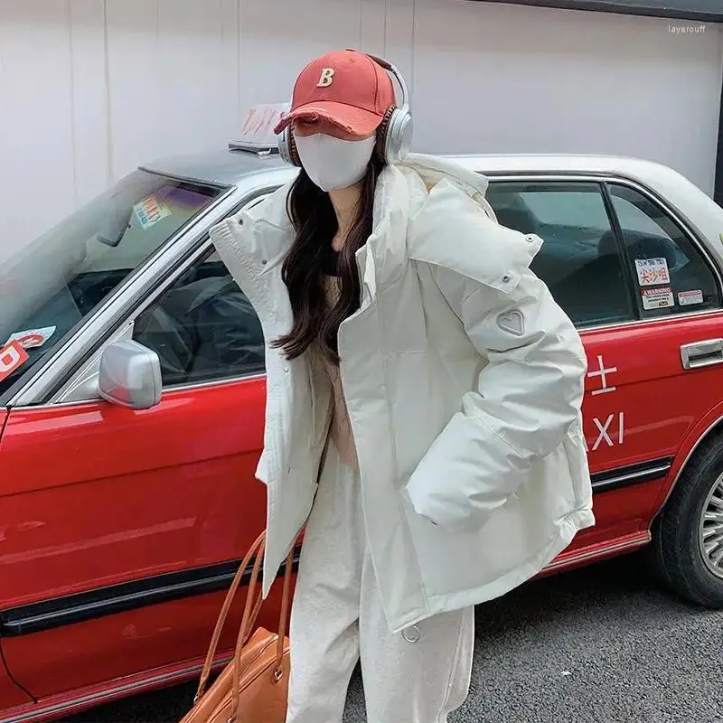 2025 Winter Womens Oversized Trench Coat Puffer Loose Fit Puffer Jacket