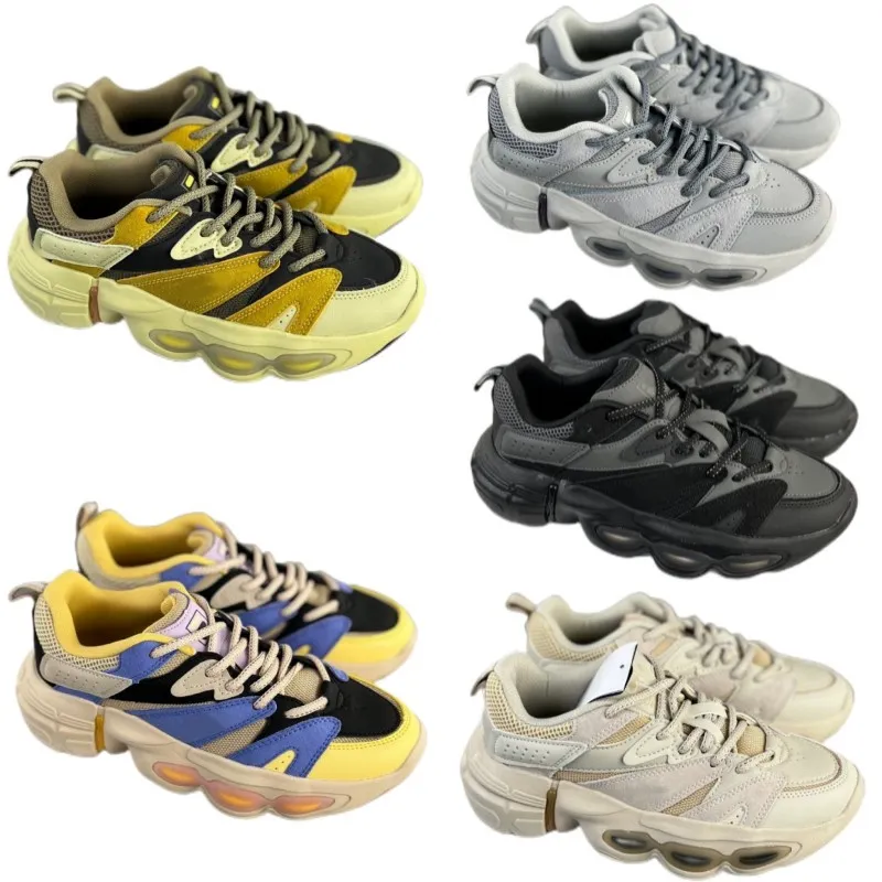 Scarpe da corsa scarpe firmate di marca mesh sneskers fondo spesso scarpe da jogging antiscivolo scarpe con plateau multicolori di lusso scarpe casual stringate oversize morbide e confortevoli