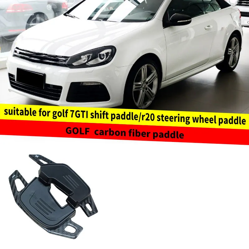 I paddle in fibra di carbonio sono adatti per i paddle del volante dell'auto Volkswagen Golf 7GTI R20
