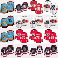 Florida Hockey Panthers Reverse Retro 72 Sergei Bobrovsky Jersey 9 Sam Bennett 70 Patric Hornqvist 68 Jaromir Jagr 15 Anton Lundell 23 Carter Verhaeghe Man Youth