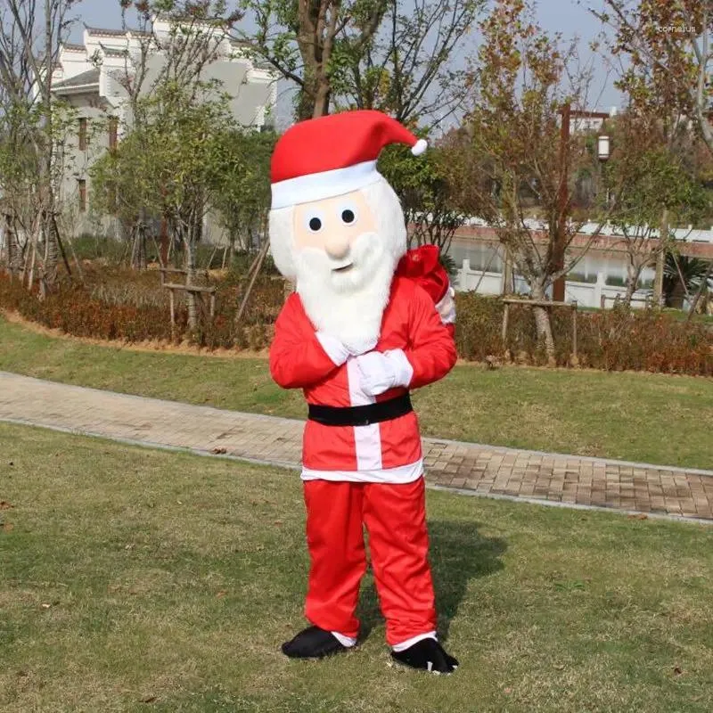 Mascot Costumes Santa Claus Cartoon Chrismas Fancy Costume Mascotte