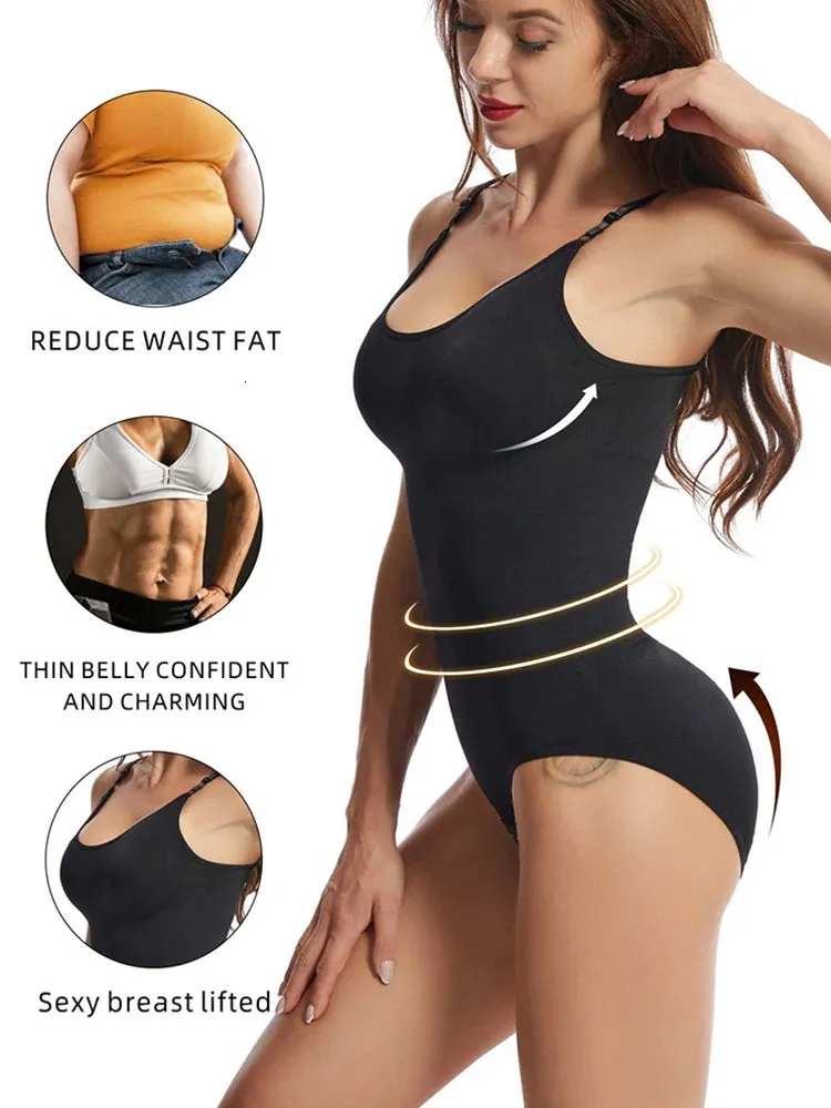 Waist Tummy Shaper Bodysuit Shapewear Women Flat Belly Sheathing Slimming Body Sculpting Shapers Butt Lifter Woman Tummy Control Corset Waist Train 231120