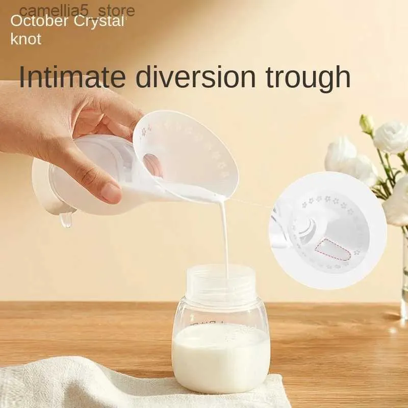 Breastpumps Manual Breast Pumps Baby Feeding Manual Breast Pump Partner Collector Automatic Correction Breast Milk Silicone Pumps 100mL Q231120