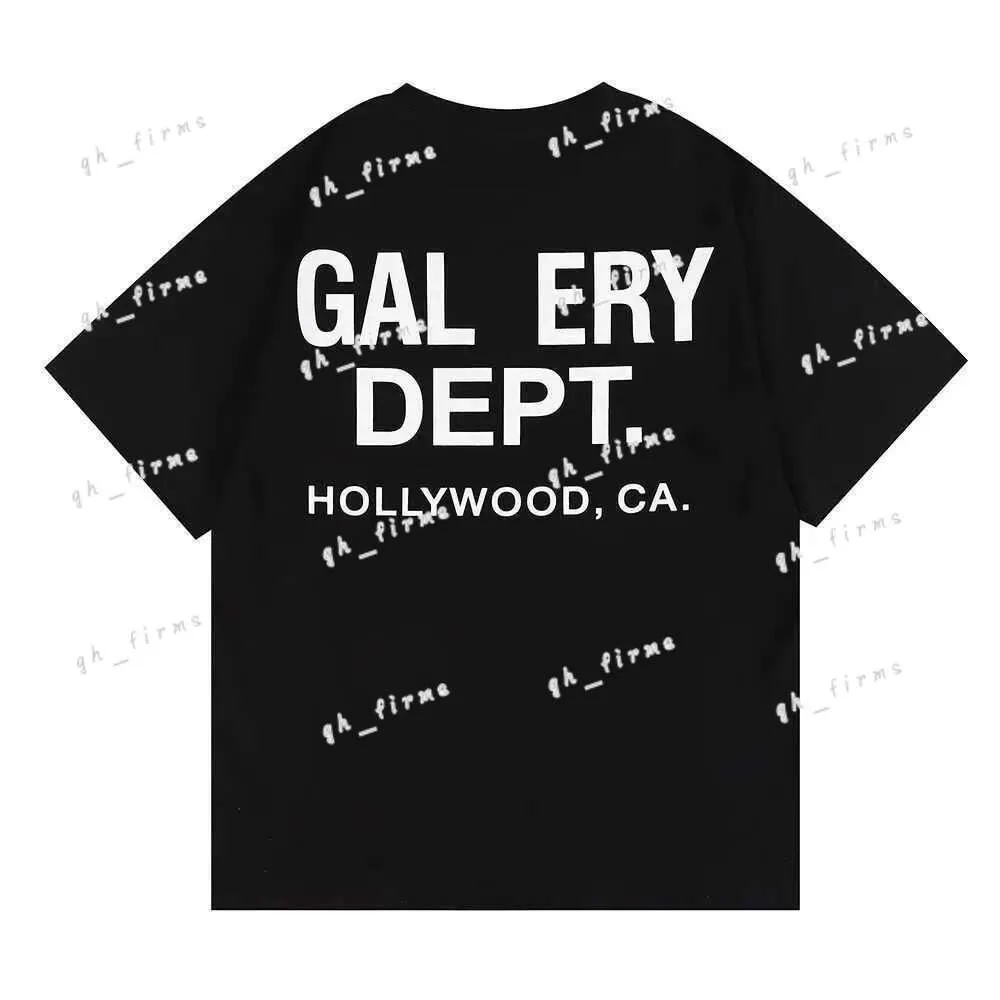 Designer Galleries Depts T-shirt Vêtements d'été Mode Chemises de sport décontractées Hommes et femmes à manches courtes Noir Blanc Rouge T-shirt 7790